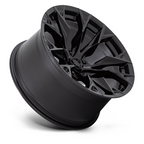 Fuel 1PC D804 Flame 20x10 Blackout Off-Road Wheel with 5x127 Bolt Pattern and -18mm Offset