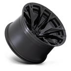 Fuel 1PC D804 Flame 20x12 Blackout Off-Road Wheel with 5x127 Bolt Pattern and -44mm Offset