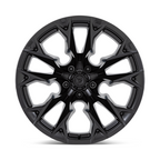 Fuel 1PC D804 Flame 20x12 Blackout Off-Road Wheel with 5x127 Bolt Pattern and -44mm Offset