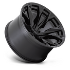 Fuel 1PC D804 Flame 22x12 Blackout Wheel with -44 Offset for 5x127 Bolt Pattern