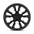 Fuel 1PC D804 Flame 22x12 Blackout Wheel with -44 Offset for 5x127 Bolt Pattern