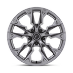 Fuel 1PC D806 Flame 20x10 Silver Platinum Alloy Wheel with -18 Offset and 5x127 Bolt Pattern