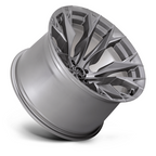 Fuel 1PC D806 Flame 20x12 Silver Platinum Off-Road Wheel with -44 Offset and 5x127 Bolt Pattern