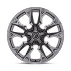 Fuel 1PC D806 Flame 20x12 Silver Platinum Off-Road Wheel with -44 Offset and 5x127 Bolt Pattern
