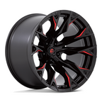 Fuel 1PC D823 Flame 20x12 Inch Gloss Black Milled with Candy Red Off-Road Wheel