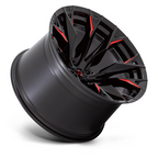 Fuel 1PC D823 Flame 20x12 Inch Gloss Black Milled with Candy Red Off-Road Wheel
