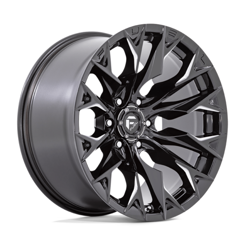 Fuel 1PC D803 Flame 20x10 Gloss Black Milled Wheel with -18 Offset and 8x170 Bolt Pattern