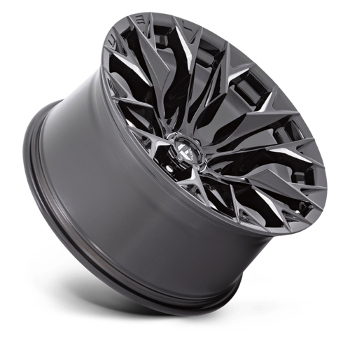 Fuel 1PC D803 Flame 20x10 Gloss Black Milled Wheel with -18 Offset and 8x170 Bolt Pattern