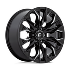 Fuel 1PC D803 Flame 20x9 Gloss Black Milled Wheels with 6x139.7 Bolt Pattern and +20 Offset