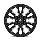Fuel 1PC D803 Flame 20x9 Gloss Black Milled Wheels with 6x139.7 Bolt Pattern and +20 Offset