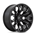 Fuel 1PC D803 Flame 22x10 Gloss Black Milled Wheel for 6x135 Bolt Pattern with -18 Offset