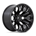Fuel 1PC D803 Flame 22x12 Gloss Black Milled Wheel with 6x135 Bolt Pattern and -44 Offset