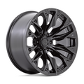 Fuel 1PC D804 Flame 20x10 Blackout Wheel with -18 Offset and 8x170 Bolt Pattern