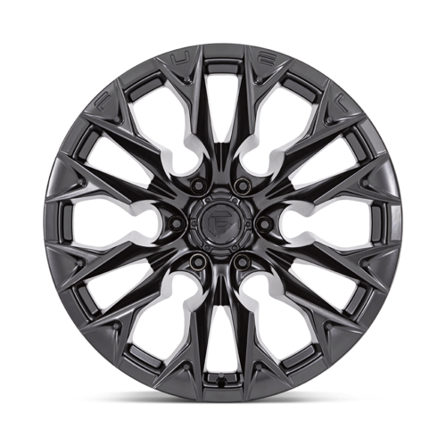 Fuel 1PC D804 Flame 20x10 Blackout Wheel with 6x139.7 Bolt Pattern and -18 Offset