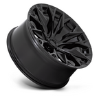 Fuel 1PC D804 FLAME 22x10 Blackout Wheel with -18mm Offset and 6x139.7 Bolt Pattern
