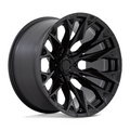 Fuel 1PC D804 Flame 22x12 Blackout Off-Road Wheel with 6x139.7 Bolt Pattern and -44mm Offset