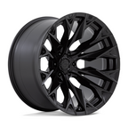 Fuel 1PC D804 Flame 22x12 Blackout Off-Road Wheel with 6x139.7 Bolt Pattern and -44mm Offset