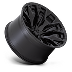 Fuel 1PC D804 Flame 22x12 Blackout Off-Road Wheel with 6x139.7 Bolt Pattern and -44mm Offset