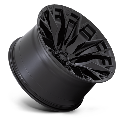 Fuel 1PC D804 Flame 22x12 Blackout Off-Road Wheel with 6x135 Bolt Pattern and -44 Offset