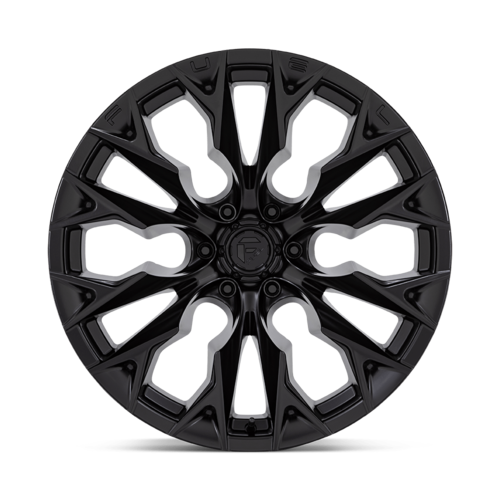 Fuel 1PC D804 Flame 22x12 Blackout Off-Road Wheel with 6x139.7 Bolt Pattern and -44mm Offset