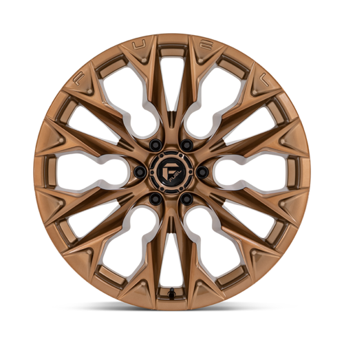 Fuel 1PC D805 Flame 22x10 Platinum Bronze Wheel with 6x139.7 Bolt Pattern and -18 Offset