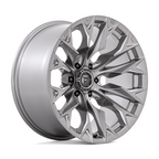 Fuel 1PC D806 FLAME 20x9 Silver Platinum Wheel with 5x127 Bolt Pattern and +1 Offset