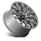 Fuel 1PC D806 FLAME 20x9 Silver Platinum Wheel with 6x139.7 Bolt Pattern and +20 Offset