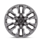 Fuel 1PC D806 Flame 20x9 Alloy Wheel with Silver Platinum Finish and 6x135 Bolt Pattern