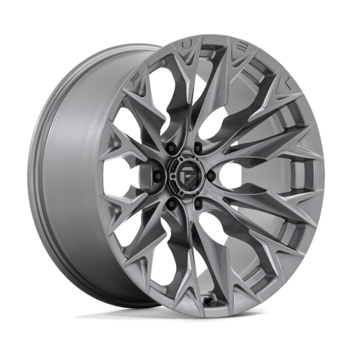 Fuel 1PC D806 Flame 22x10 Wheel with 6x135 Bolt Pattern and -18 Offset in Silver Platinum Finish