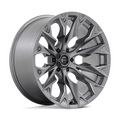 Fuel 1PC D806 Flame 22x10 Wheel with 6x135 Bolt Pattern and -18 Offset in Silver Platinum Finish