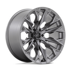 Fuel 1PC D806 Flame 22x10 Wheel with 6x135 Bolt Pattern and -18 Offset in Silver Platinum Finish