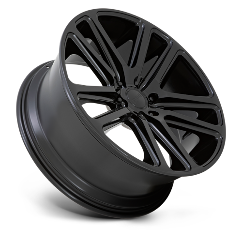 DUB 1PC S256 FLEX 22x9.5 Inch Gloss Black Wheel with 6x139.7 Bolt Pattern and +25 Offset