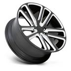 DUB 1PC S255 FLEX 24x10 Inch Gloss Black Milled Wheel with 6x139.7 Bolt Pattern and +30 Offset