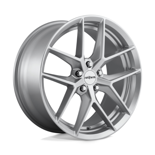 Rotiform R133 FLG 18x8.5 Silver Gloss Wheel with 5x108 Bolt Pattern and +45 Offset