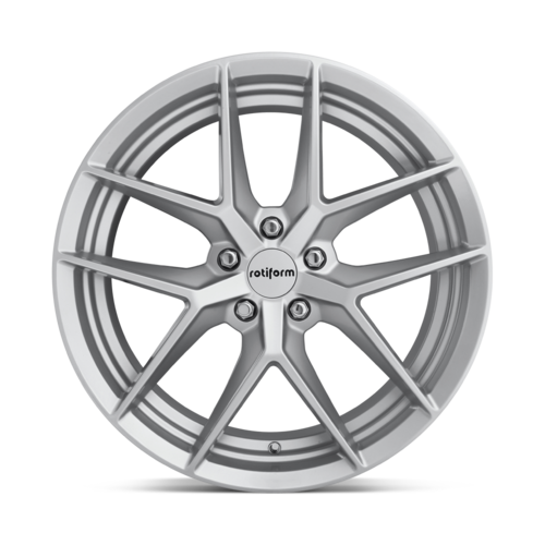 Rotiform R133 FLG 18x8.5 Silver Gloss Wheel with 5x108 Bolt Pattern and +45 Offset