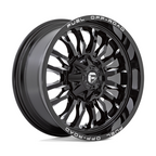 Fuel 1PC D795 ARC 20x9 Black Gloss Milled Wheel with 8x165.1 Bolt Pattern and 125.10 Center Bore