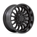 Fuel 1PC D796 ARC 22x12 Matte Black with Gloss Black Lip Wheel - 8x6.5 Bolt Pattern, -44 Offset, 125.10 Center Bore