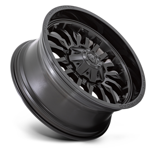 Fuel 1PC D796 ARC 20x10 Matte Black with Gloss Black Lip Wheel for 8x180 Bolt Pattern Vehicles