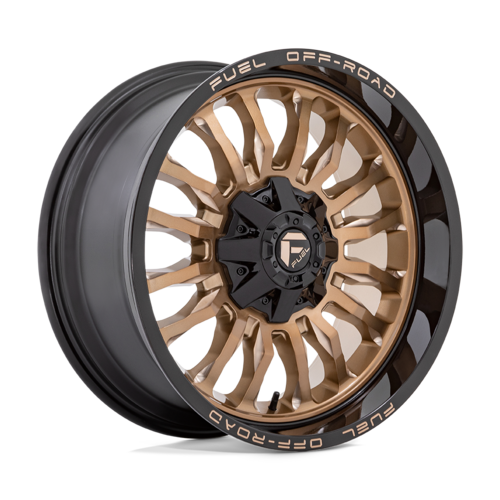 Fuel 1PC D797 ARC 22x10 Bronze Wheel with Black Lip and -18 Offset