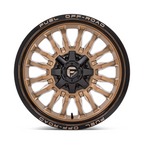 Fuel 1PC D797 ARC 20-Inch Alloy Wheel with Bronze Finish and Black Lip, 8x180 Bolt Pattern, -18 Offset