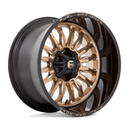 Fuel 1PC D797 ARC 22x12 Platinum Bronze with Black Lip Wheel - 5x114.3/5x127 Bolt Pattern, -44 Offset