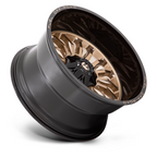 Fuel 1PC D797 ARC 22x12 Platinum Bronze with Black Lip Wheel - 5x114.3/5x127 Bolt Pattern, -44 Offset