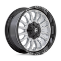 Fuel 1PC D798 ARC 20x9 Silver Brushed Face with Milled Black Lip Wheel