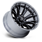 Fuel 1PC Catalyst 20x10 Wheel - Gloss Black with Brushed Gray Tint Finish, 8x180 Bolt Pattern, -18 Offset