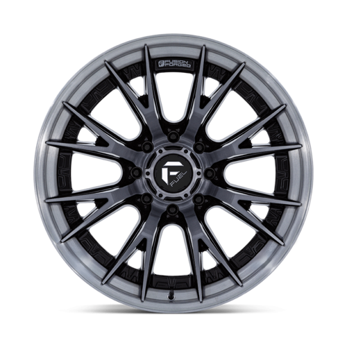 Fuel 1PC Catalyst 22x12 Inch Gloss Black Brushed Dark Tint Wheel - 8x165.1 Bolt Pattern, -44 Offset, 125.10 Center Bore