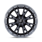 Fuel 1PC Catalyst 22x12 inch Gloss Black Brushed Dark Tint Wheel with 8x180 Bolt Pattern and -44 Offset