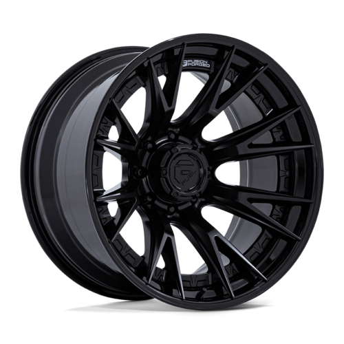 Fuel 1PC Catalyst 20x9 Matte Black with Gloss Black Lip Wheel for 8x180 Bolt Pattern Vehicles