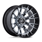 Fuel 1PC FC402 Catalyst 20x10 Chrome with Gloss Black Lip - 8x170 Bolt Pattern, -18 Offset, 125.10 Center Bore