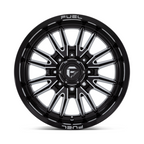 Fuel 1PC D761 Clash 20x10 Black Gloss Milled Wheel with -18 Offset