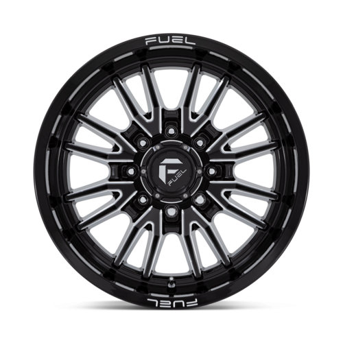 Fuel 1PC D761 CLASH 20x10 Gloss Black Milled Wheel with -18 Offset and 8x165.1 Bolt Pattern